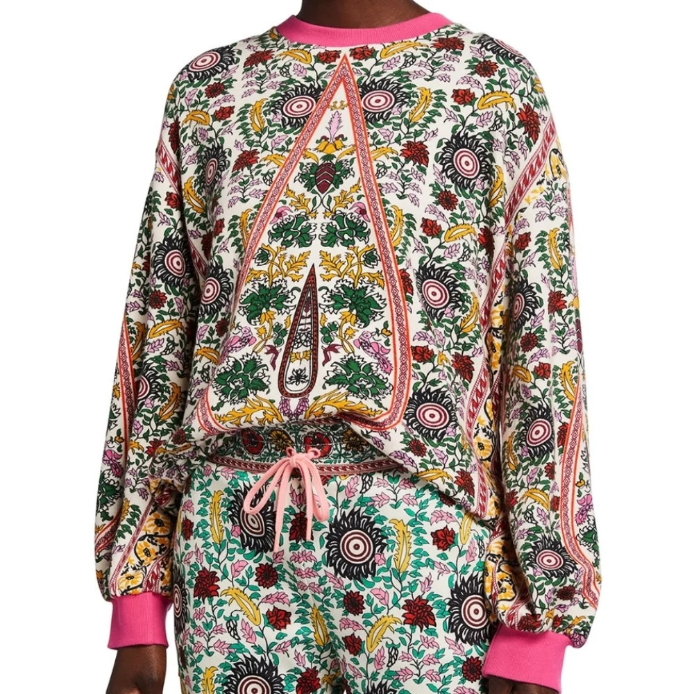 Alice + Olivia Floral Print Sweatshirt NWT